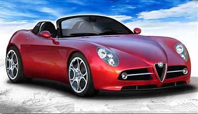 阿爾法 alfa 8C-Spider 圖片 大圖 桌面